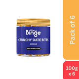 The Healthy Binge Date Bites Coffee Mocha (100g) - Pack of 6