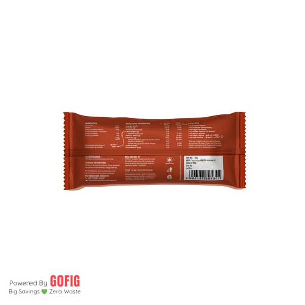TWT Peanut Cocoa Pro Protein Bar (67 g) - Pack of 4