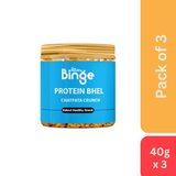 The Healthy Binge Protein Bhel Chatpata Crunch (40g) - Pack of 3