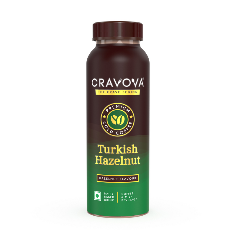 Cravova Cold Coffee Turkish Hazelnut (200 ml) - Front