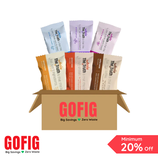 The Whole Truth Protein Bar + Fudge Combo (6 items)
