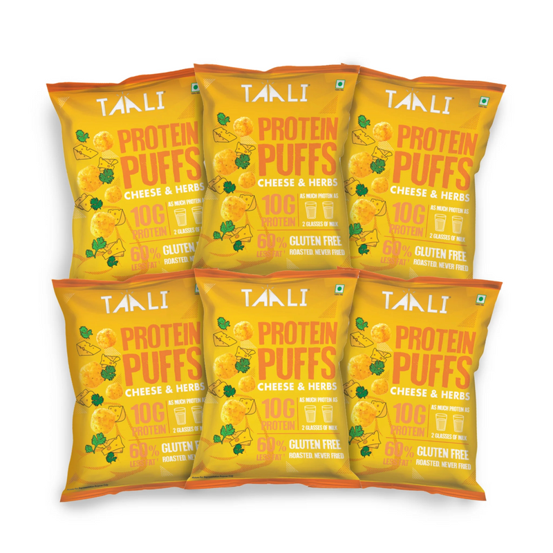 Taali Protein Cheese & Herbs Puff (60 g) - Front