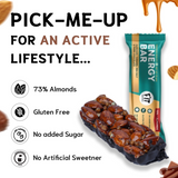 FiT Nutrition Energy Bar | Almonds(73%), Sea Salt & Dark Chocolate (35 g)