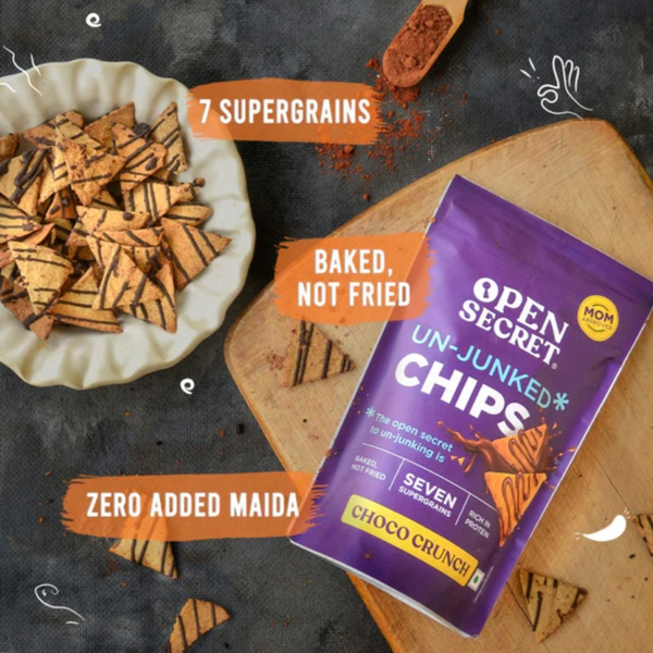 Open Secret Supergrain Chips- Choco Crunch (45 g)