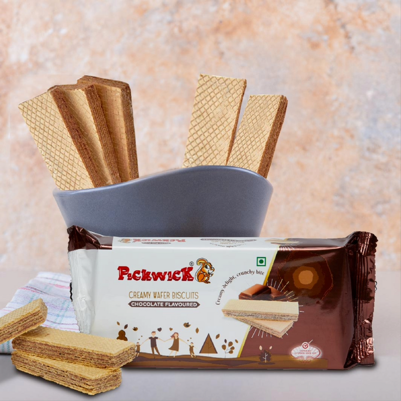 Pickwick Chocolate Flavoured Wafer Biscuits