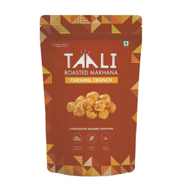 Taali Caramel Crunch Roasted Makhana (75 g)-1