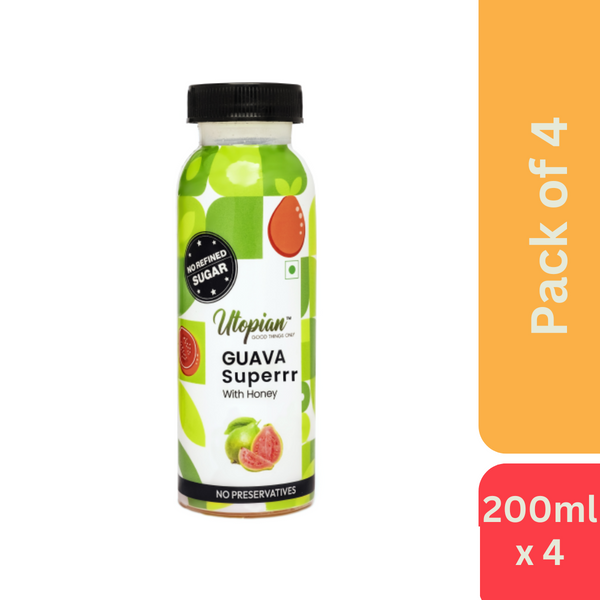 Utopian Guava & Honey Juice (200 ml) - Pack of 4