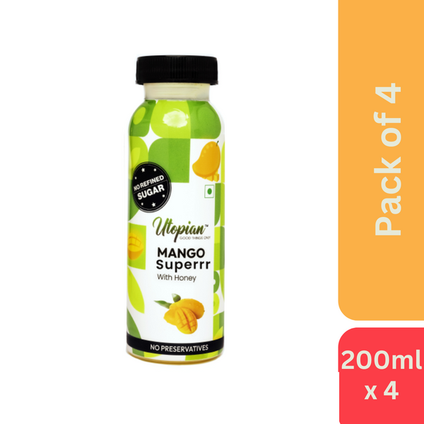 Utopian Mango & Honey Juice (200 ml) - Pack of 4