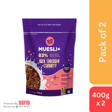 Yoga Bar Dark Chocolate & Cranberry Muesli (400 g) - Pack of 2
