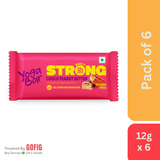 Yogabar Strong Choco Peanut Butter Protein Bars (50 g) - Pack of 6