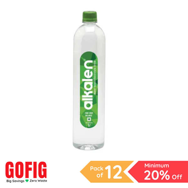 Alkalen - Water Based Electrolyte Drink (1000 ml) - Pack of 12