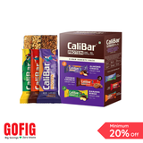 CaliBar Variety Pack of 5 - 20g Protein Bars - Almond Choco, Cookie Crunch, Banana Binge (Pack of 5)