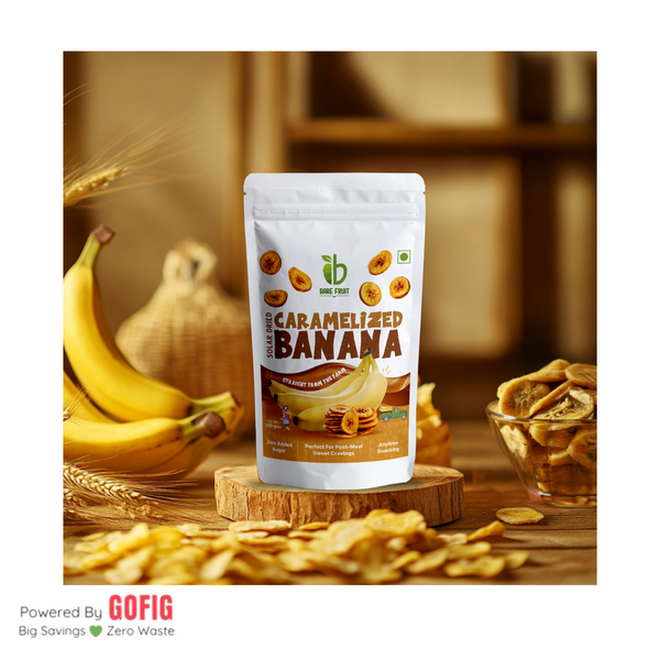 Bare Fruit Solar Dried Caramelized Banana (200 g)