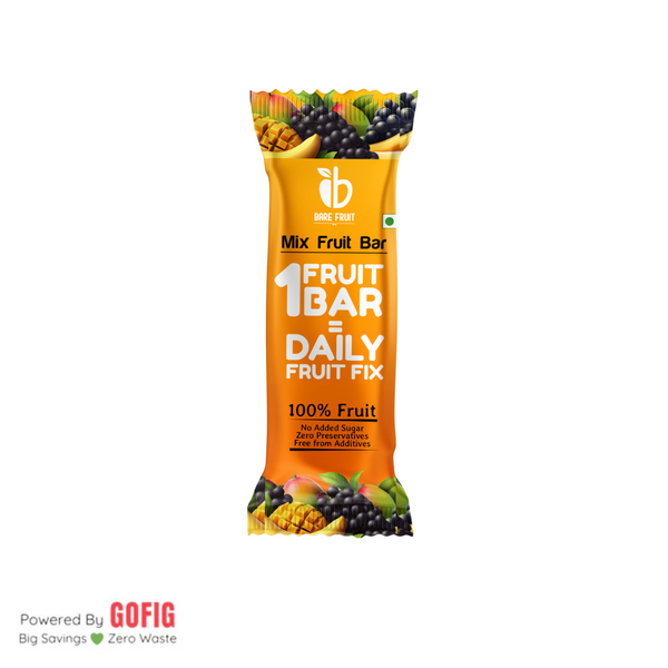 Bare Fruit Mix Fruit Bar – Mango 6 Bars (150 g)