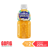 DOBRA Coco Poco Flavored Drink with Nata de Coco (320 ml) - Pack of 2