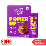Yogabar Power Up 20g Protein Bar (5 Bars, Coffee Rush) (450 g)