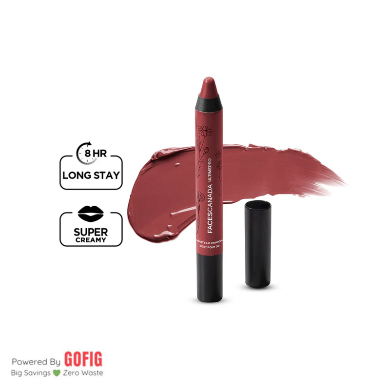 FACESCANADA Ultime Pro Matte Lip Crayon Divine Rose (2.8 g)