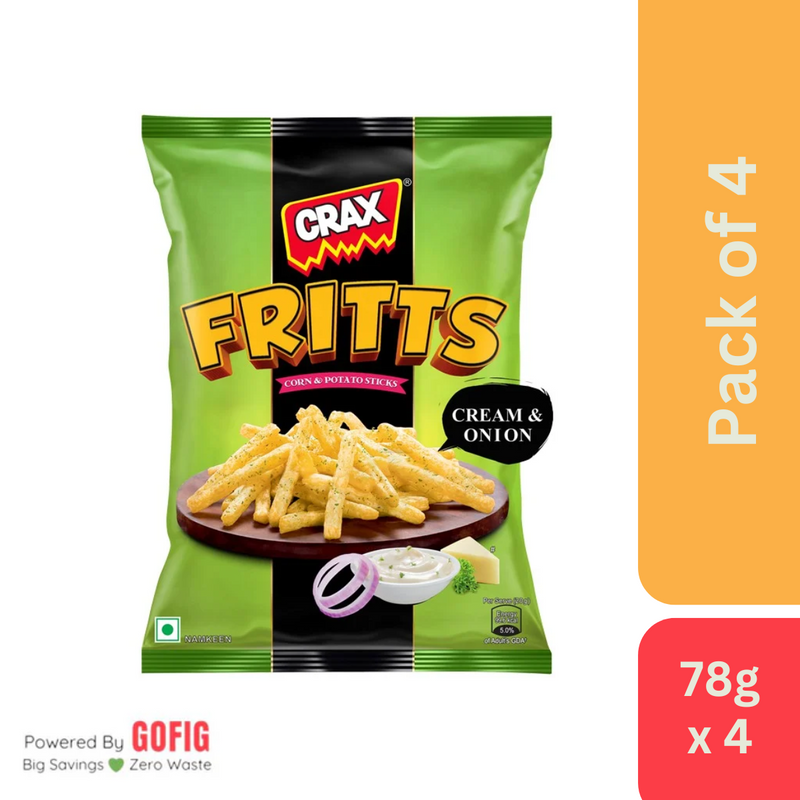 Crax Fritts Cream & Onion (78 g)