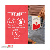 Happy Cultures Goodbye Gas | Helps in Gas & Bloating | Digestive enzymes,Probiotics, Ajwain and Saunf | 30 Chewmints (40 g)