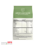 Happy Cultures Grow and Glow | Hair Fall Control & Skin Glow | Biotin, Hyaluronic acid & Collagen | 30 Gummies (110 g)