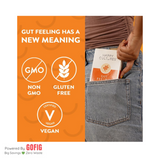 Happy Cultures Gut Feeling | For Daily Gut & Digestive Health | Blend of Pre+Probiotics+B-Vitamins | 30 capsules (50 g)