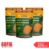 Kikibix Lemon Chilly Bhujia Namkeen (100 g) - Pack of 3