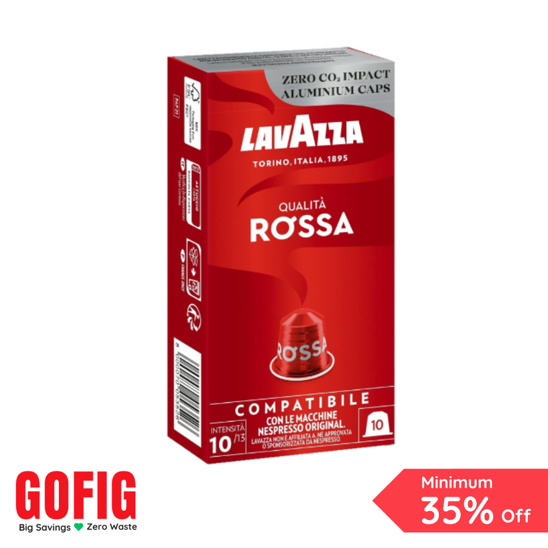 Lavazza Qualità Rossa Nespresso Compatible Aluminium Capsules (57 g)
