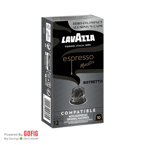 Lavazza Espresso Ristretto Nespresso Compatible Aluminium Capsules (57 g)
