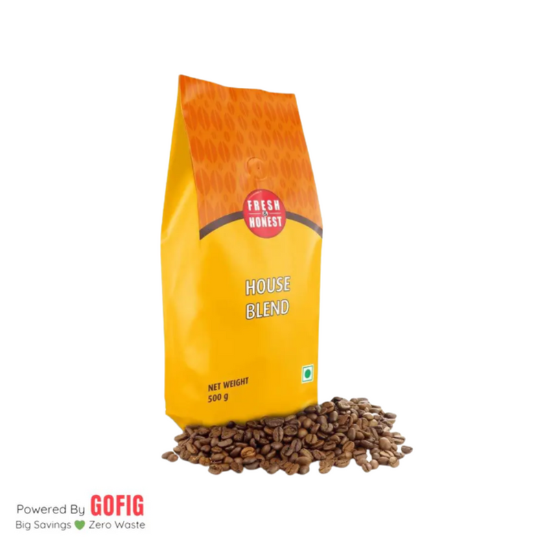 Lavazza Fresh & Honest House Blend, Roasted Coffee Beans (500 g)
