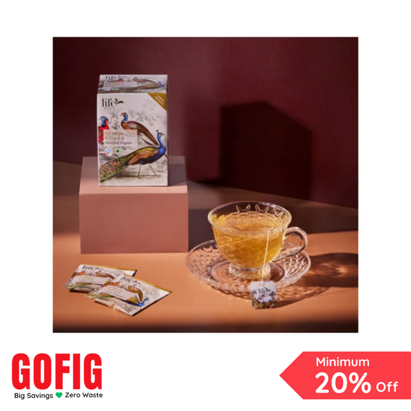 Life by Follis Lemon Ginger Herbal Tea (36 g)