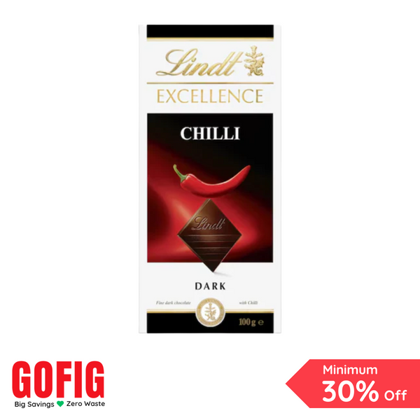 Lindt Excellence Chilli Dark Chocolate (100 g)