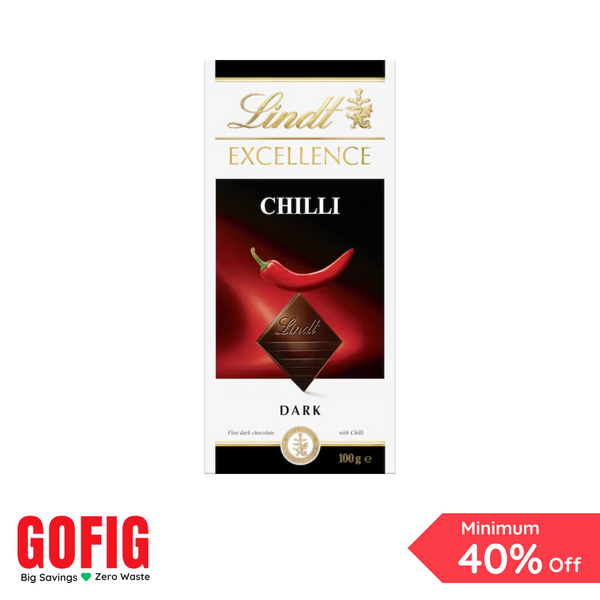 Lindt Excellence Chilli Dark Chocolate (100 g)