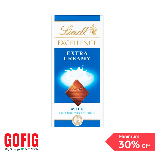 Lindt Excellence Extra Creamy Milk Chocolate (100 g)