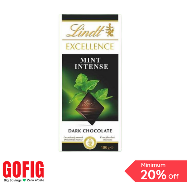Lindt Excellence Mint Dark Chocolate (100 g)
