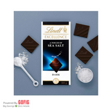 Lindt Excellence Dark Chocolate with a touch of Sea Salt (100 g)