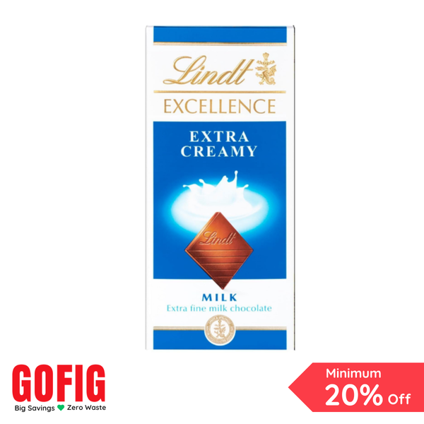 Lindt Excellence Extra Creamy Milk Chocolate (100 g)
