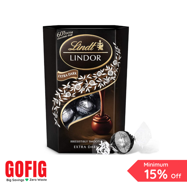 Lindt Lindor 60% Extra Dark (200 g)