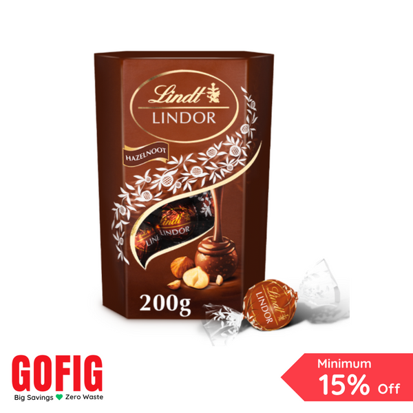 Lindt Lindor Cornet Hazelnut (200 g)