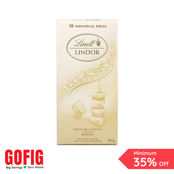 Lindt Smooth Melting Chocolate Singles - White (100 g)