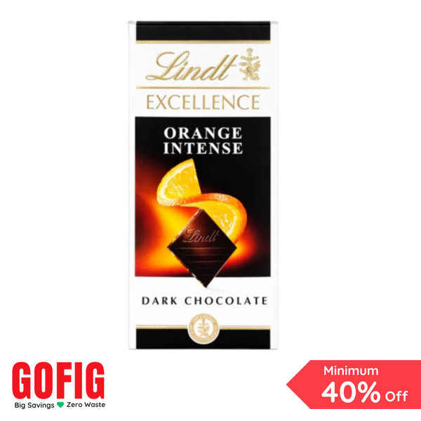 Lindt Excellence Orange Intense Dark Chocolate (100 g)