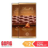 Lindt Extra Creamy Salted Caramel Chocolate (80 g) - Pack of 2