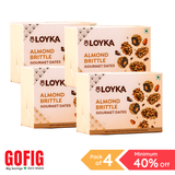 Loyka Almond Brittle Gourmet Dates Box (100 g) - Pack of 4