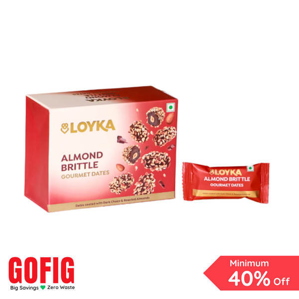 Loyka Almond Brittle Gourmet Dates Box (100 g)