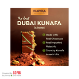 Loyka Dubai pistachio Kunafa chocolate bar (89 g)