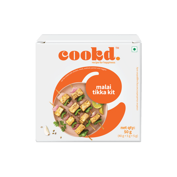 Cookd Malai Tikka Kit (70 g) - Front