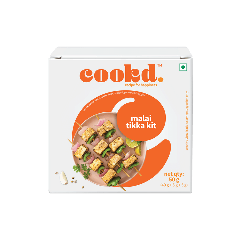 Cookd Malai Tikka Kit (70 g) - Front