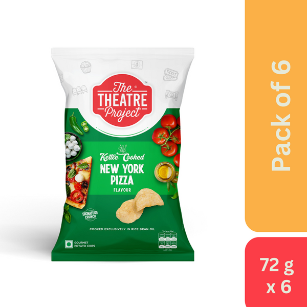 The Theatre Project Kettle Cooked Potato Chips - New York Pizza (72 g)