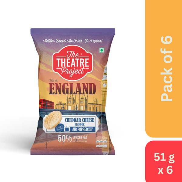 The Theatre Project Air Popped Chips - England Cheddar Cheese (51 g)