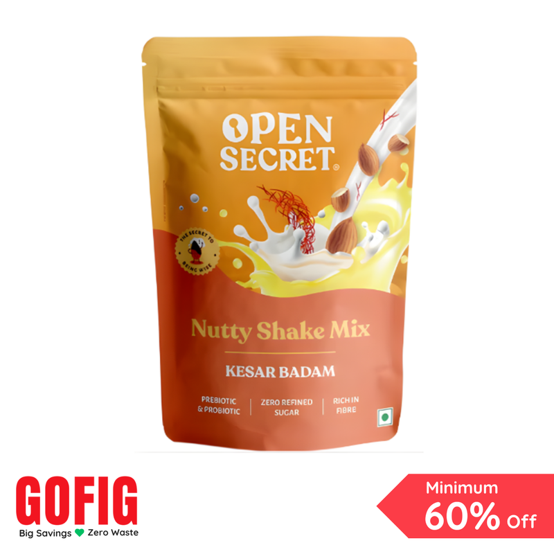Open Secret Kesar Badam Nutrition Drink Powder (225 g)
