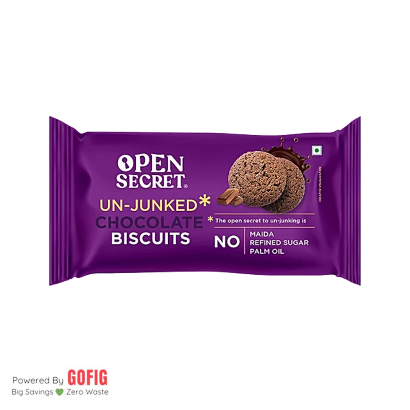 Open Secret Unjunked Biscuits - Chocolate (40 g) - Pack of 5